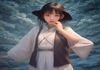 波多野结衣经典校园系作品封面，清纯制服造型，日系拍摄风格